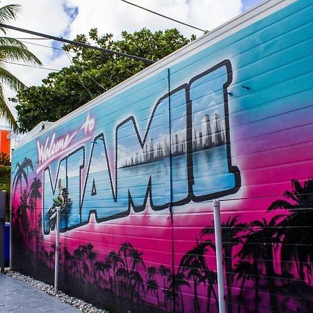Cozy & Colorful Miami Art Canvas W/Hottub & Murals Eksteriør billede