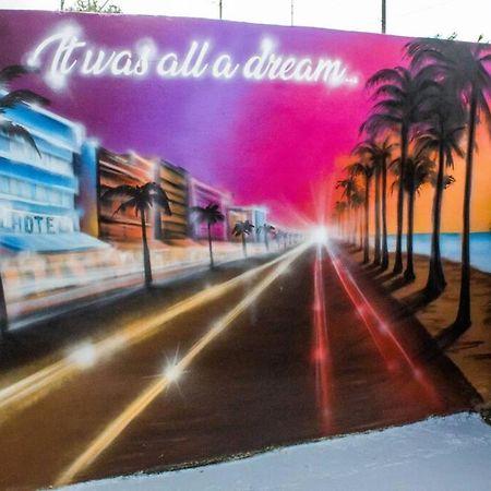 Cozy & Colorful Miami Art Canvas W/Hottub & Murals Eksteriør billede