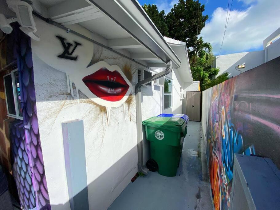 Cozy & Colorful Miami Art Canvas W/Hottub & Murals Eksteriør billede